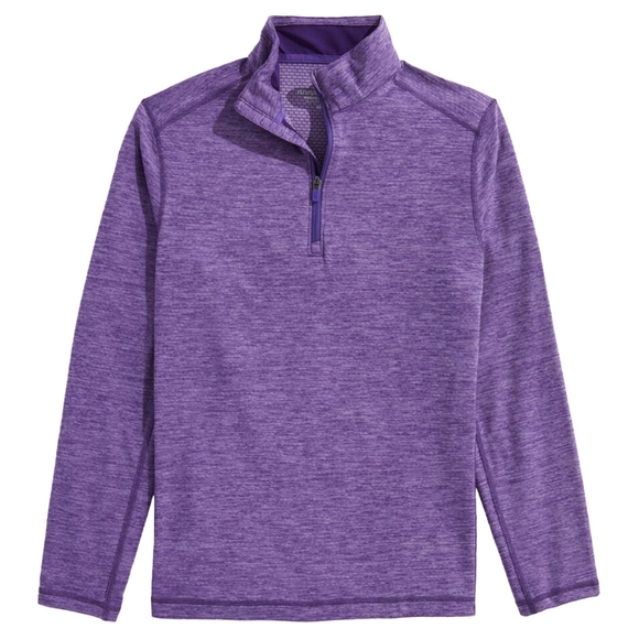 Vineyard Vines Sankaty Performance Golf Quarter Zip Purple Mens Multiple Sizes
